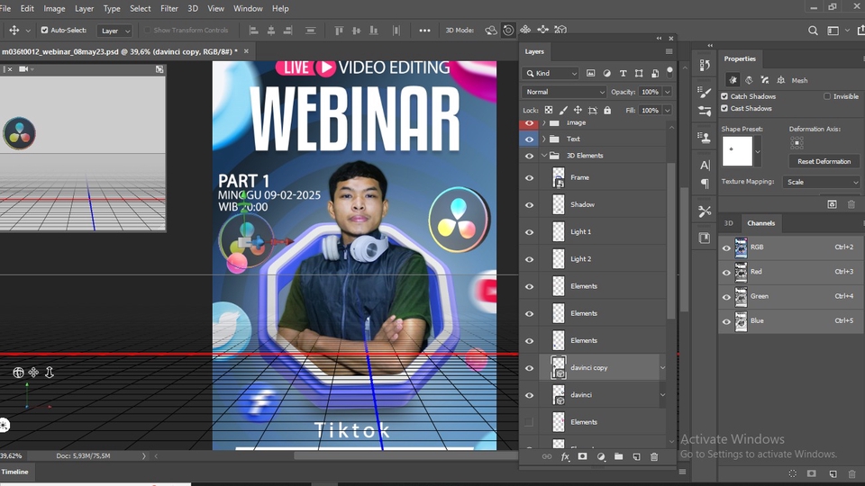 Banner Online - Desain poster ( iklan rumah, poster umrah& haji, poster acara, spanduk dan sejenisnya - 1