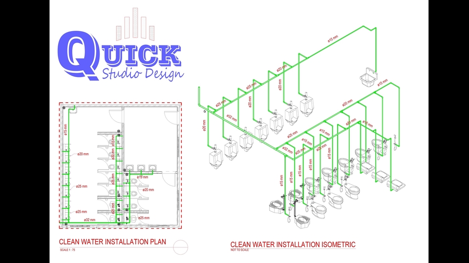 CAD Drawing - Desain Plumbing - 3