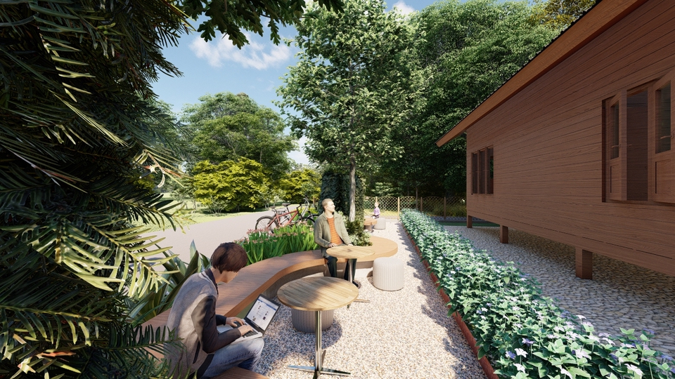 รับจัดสวน ออกแบบสวน รับออกแบบภูมิทัศน์ จัดสวนหน้าบ้าน รับจัดสวน กรุงเทพฯ