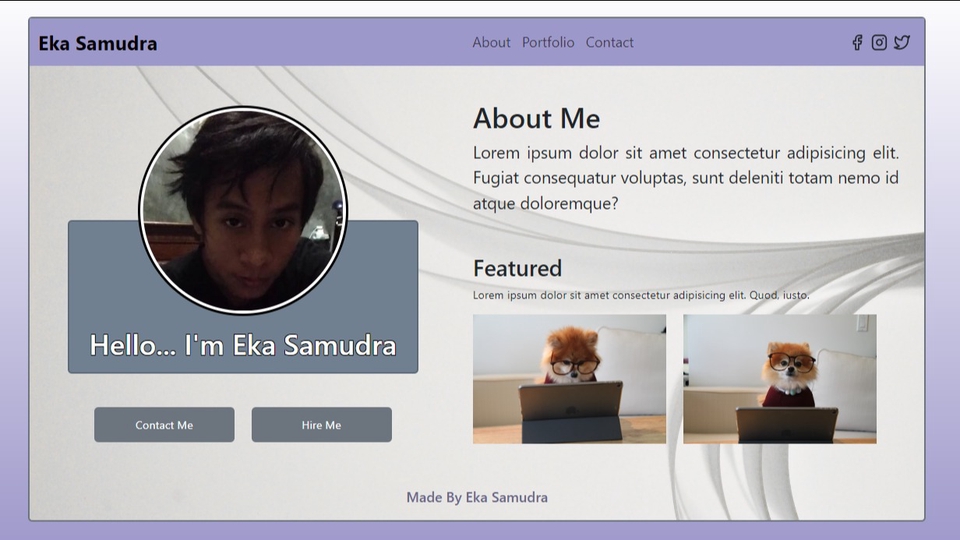 Desain Web - Desain tampilan web html - 1