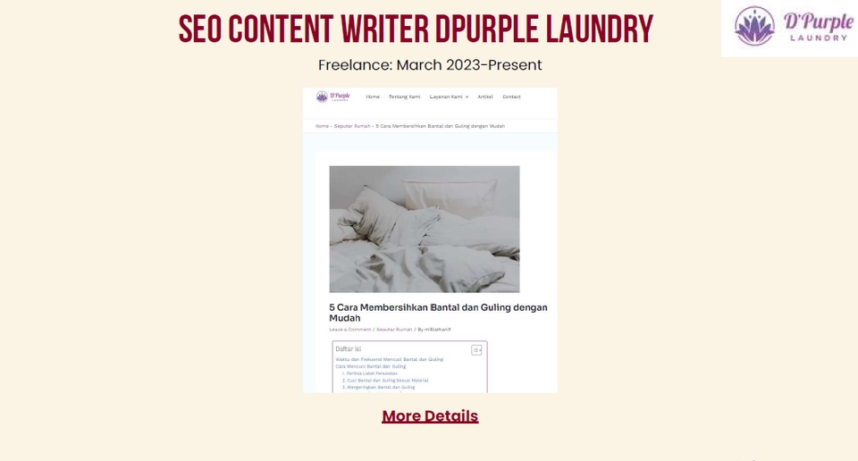 Penulisan Konten - Content writer for blog/Web dan Copywriter & scripting for sosmed - 6