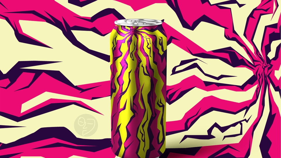 Desain Kemasan Produk Minuman dengan Tampilan Modern dan Menarik