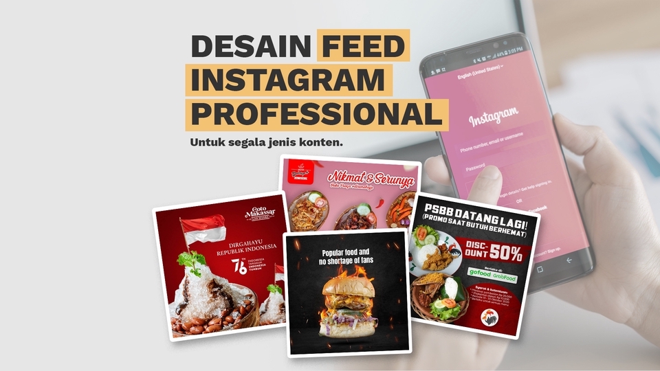 Banner Online - Desain Feed Instagram Professional - 1