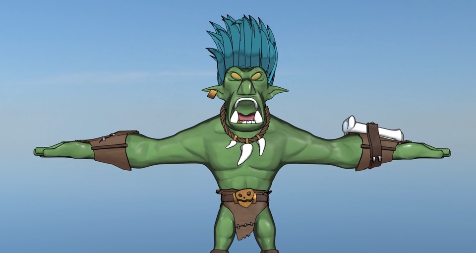 รับปั้นโมเดล3D โมเดลตัวละครเกมส์ 3มิติ