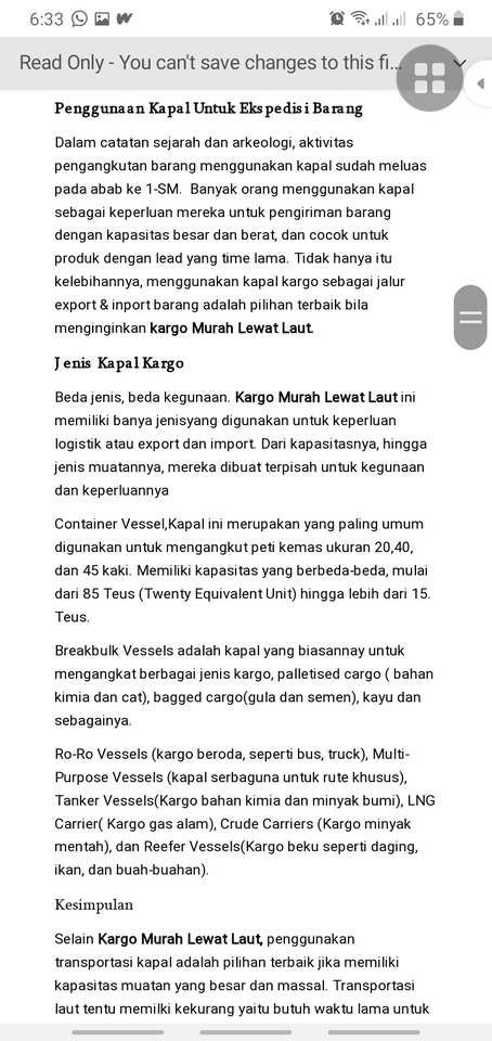 Penulisan Konten - Content Writer Murah, Cepat, dan Berkualitas (Untuk Novel, Cerpen dan Artikel) - 3