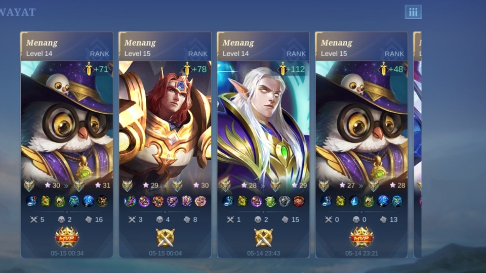 Jasa Joki dan Partner Games Online - Mobile legends 