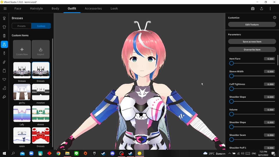 ทำโมเดล 3D - รับทำโมเดล 3D Model จากโปรเเกรม vroid สามารถรับลงใน Vrchat ได้ - 33