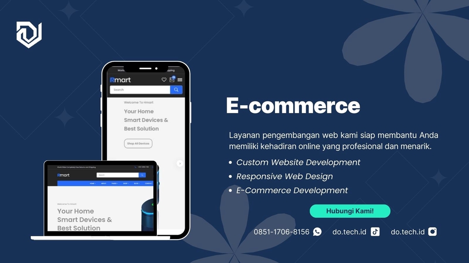Jasa pembuatan website e-commerce profesional dan menarik untuk toko online Anda.
