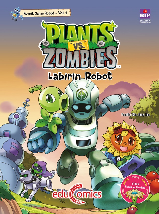 Jasa Proofreading Plants vs Zombies Labirin Robot Komik Sains Robot Vol 1 Edu Comics