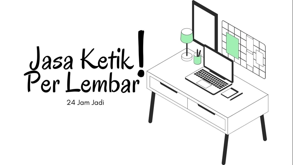 Jasa Ketik Online Cepat & Akurat! 1/2 Hari Selesai!