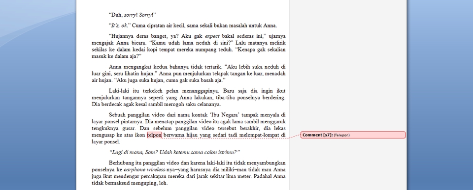 Proofreading - Jasa Editing dan Proofreading Cerpen - 4