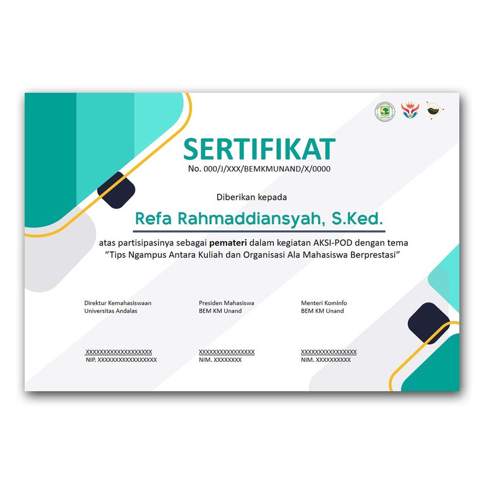 Digital Printing - JASA DESAIN SERTIFIKAT SEHARI JADI - 5