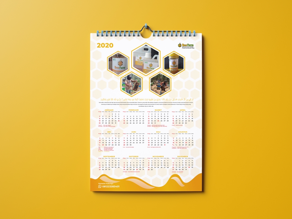 DESAIN KALENDER MEJA, KALENDER DINDING, MODERN, MINIMALIS DAN KEKINIAN
