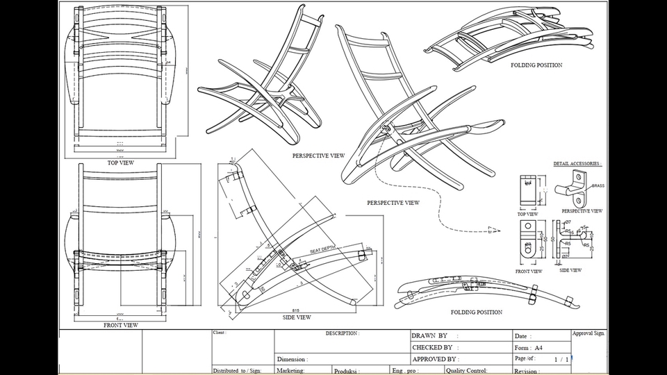 CAD Drawing - JASA GAMBAR FURNITURE 2D & 3D (DESIGN BEBAS) - 6