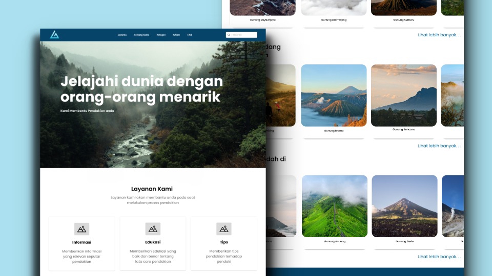 UI & UX Design - UI/UX & Web Design | Clean, Elegan dan Modern Design - 1
