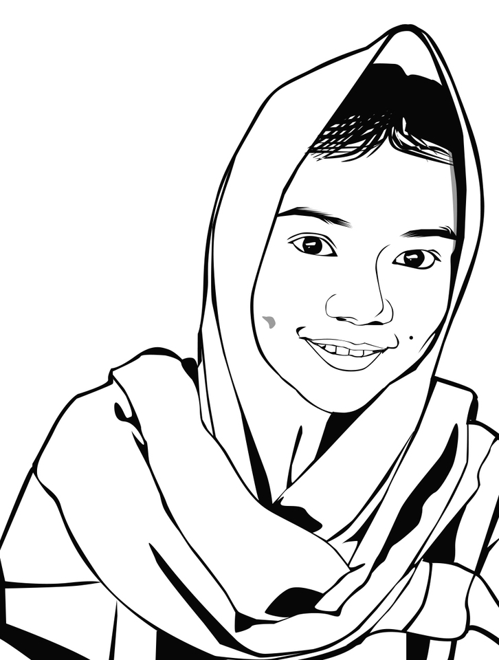 Gambar dan Ilustrasi - cartoon Line art - 4