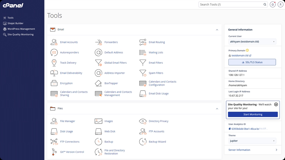 ติดตั้งและดูแลระบบ cPanel Admin 5 Accounts ระยะเวลา 1 ปี