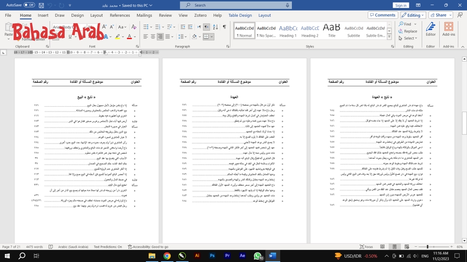 Pengetikan Umum - Jasa Ketik dan Edit Dokumen 2 Bahasa (Indonesia & Arab) Murah dan Cepat - 4