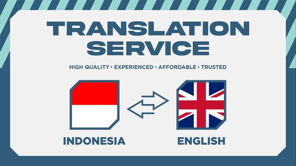 Penerjemahan - Jasa Translate Dokumen Indonesia - Inggris / Inggris - Indonesia - 1
