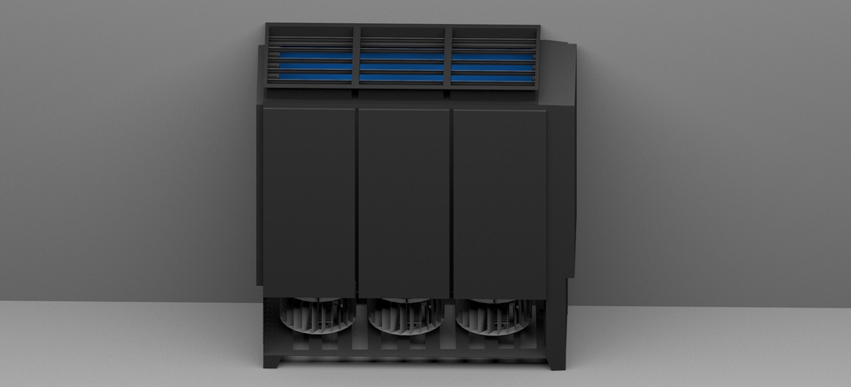 3D & Perspektif - 3D MODEL SISTEM PENDINGIN,CHILLER - 6