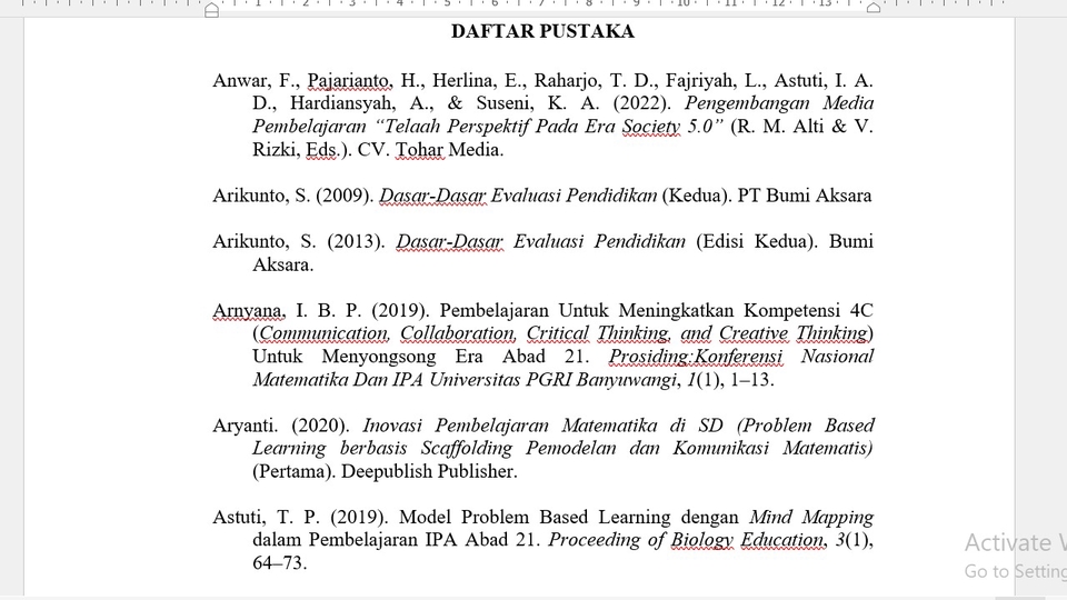 Pengetikan Umum - Jasa Pengetikan dan Pengeditan Sksipsi/Makalah/Jurnal/Laporan/Tugas Kuliah/Tugas Sekolah - 6