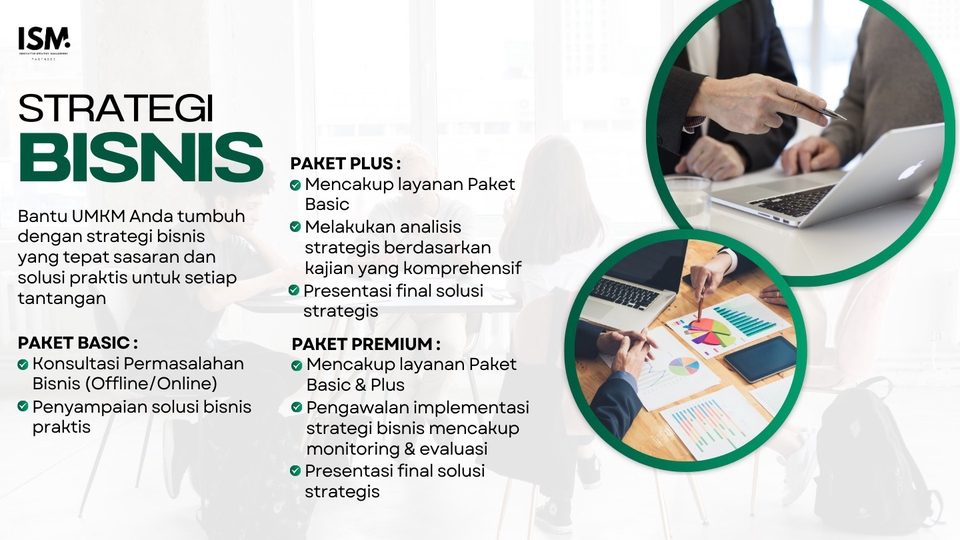 Jasa Konsultan Bisnis untuk membantu UKM Anda tumbuh dan berkembang.