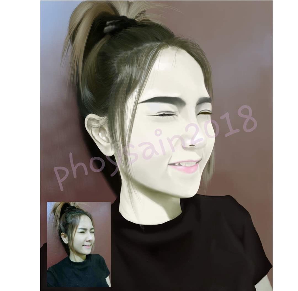 วาดภาพเหมือน Portrait - รับวาดภาพเหมือน - 3