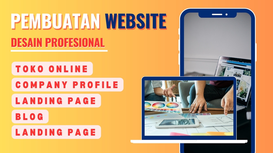 Web Development - Pembuatan Website Desain Profesional Murah | ECommerce | Company Profile | Landing Page | Blog - 1