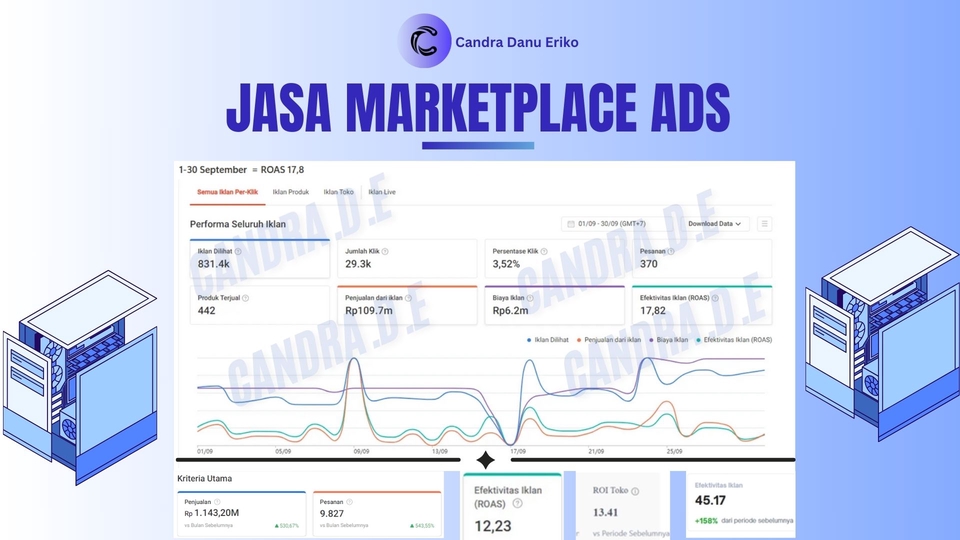Digital Marketing - Jasa iklan marketplace Shopee Ads, Tokopedia Ads, Lazada Ads, Tiktok Ads ( Ecommerce Specialist ) - 5