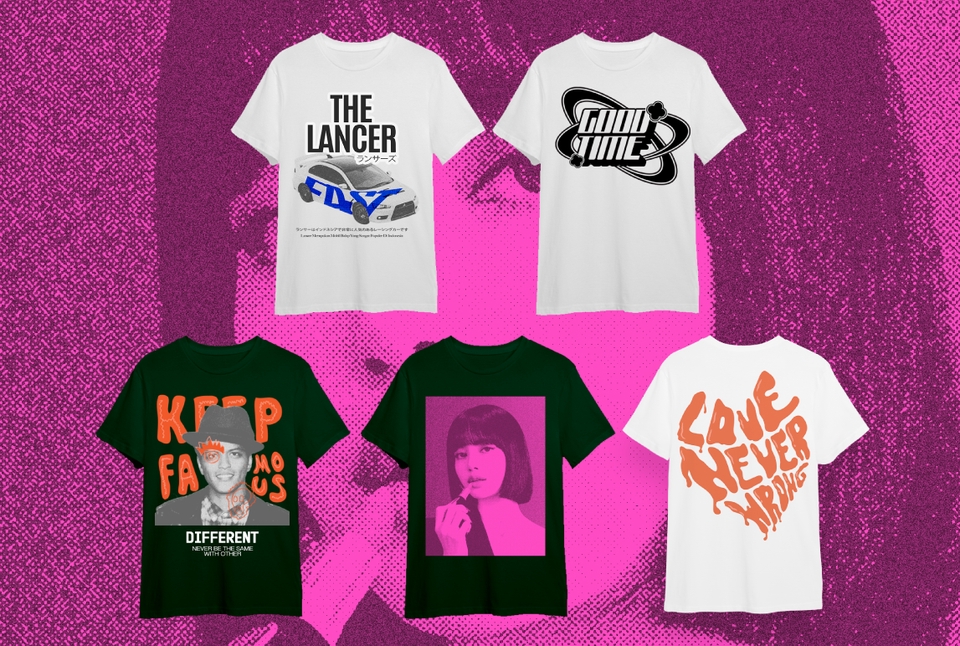 Desain Kaos & Motif - Desain Streetwear untuk Apparel Clothing - 4