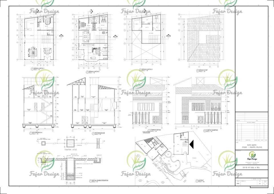 CAD Drawing - Redraw Bangunan Atau Gambar Kerja Dalam Bentuk 2D - 21