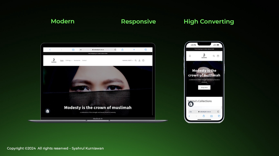 Jasa pembuatan website modern, responsif, dan berfokus pada konversi, dengan desain website yang modern dan profesional.