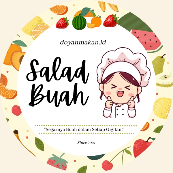 Jasa Desain Banner Instagram Buah Segar DoyanMakanID - Salad Buah