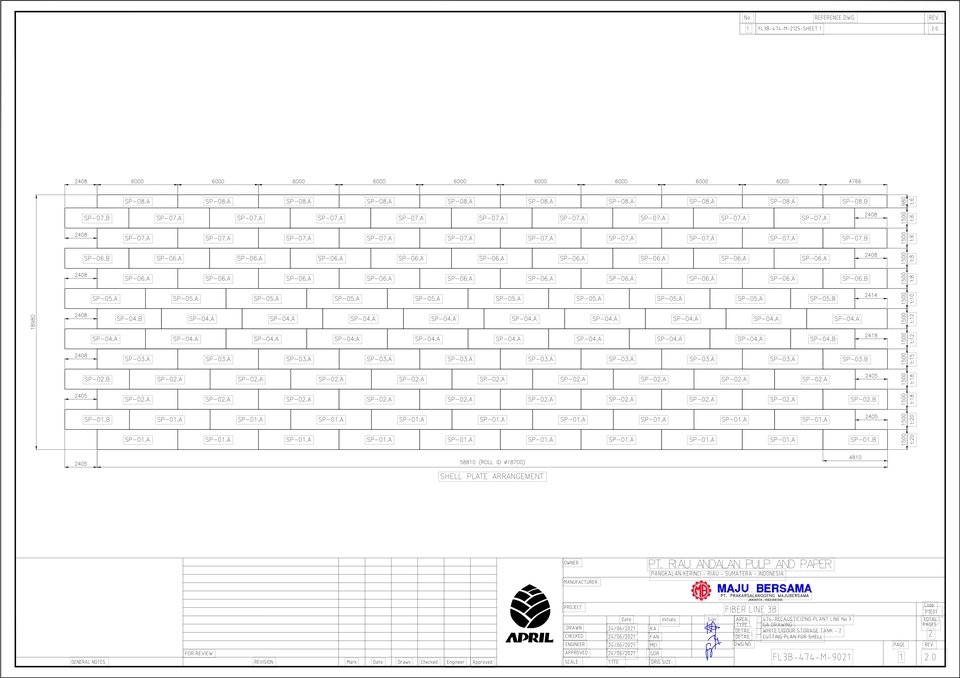 CAD Drawing - DED [Detail Engineering Design] Storage Tank API 650 - 3