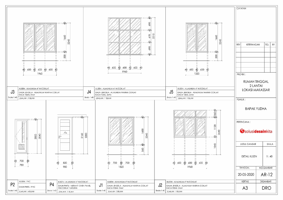 CAD Drawing - GAMBAR KERJA PROFESIONAL - 14