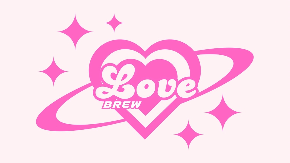รับออกแบบโลโก้ Love Brew  ออกแบบโลโก้ร้านกาแฟ ออกแบบโลโก้ มินิมอล ออกแบบโลโก้เรียบหรู  ออกแบบโลโก้สไตล์มินิมอล