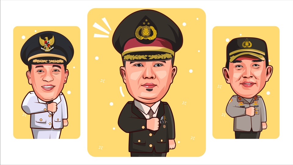 Jasa Pembuatan Karikatur Digital dan Manual - Jasa Desain Karikatur Wajah Unik dan Kreatif