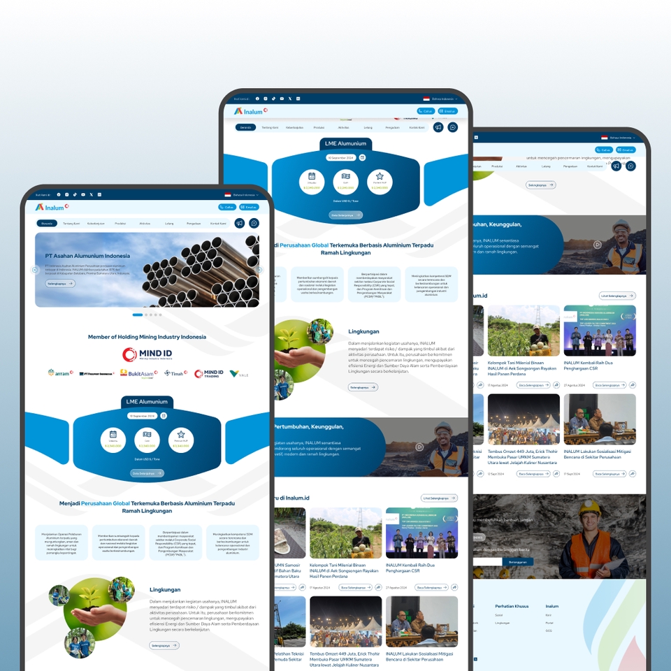 Desain UI UX aplikasi mobile dengan tampilan modern dan responsif untuk platform freelance.