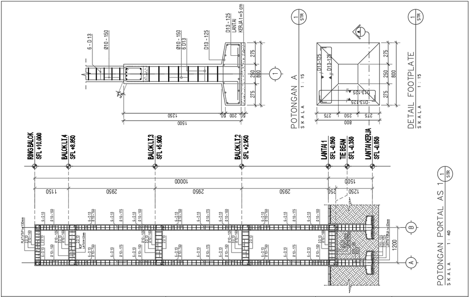 CAD Drawing - Design Struktur - 3