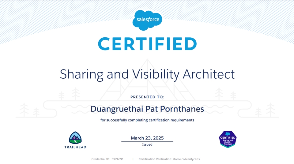 บริการ Salesforce โดยผู้เชี่ยวชาญ ได้รับการรับรอง มี Salesforce Architect, Salesforce Certified