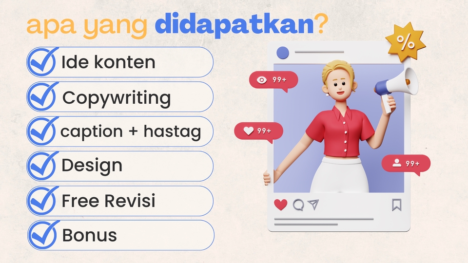 Digital Marketing - Jasa pembuatan social media content planning | Copywriting, Caption all platforms - 6