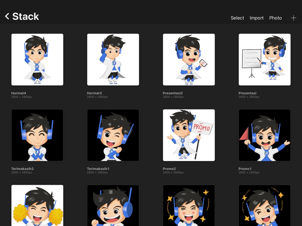 Stiker LINE - Desain stiker kustom lucu untuk brand dan personal (Stiker Whatsapp, Stiker Line, Stiker Instagram) - 7
