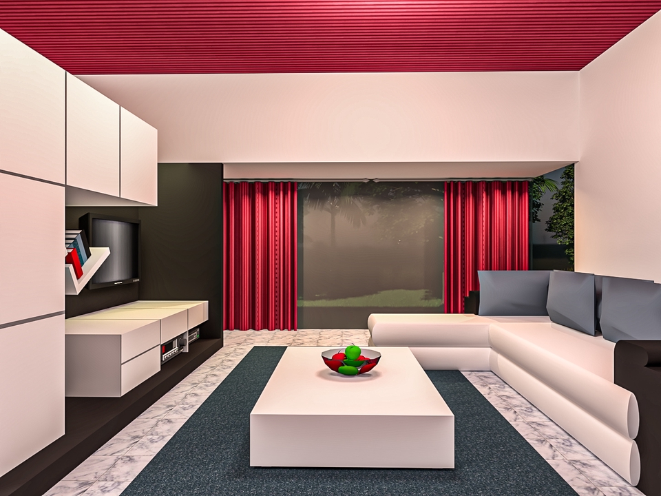 3D & Perspektif - Desain Rumah 3D Eksterior dan Interior - 8