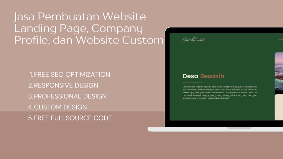 Web Development - Jasa Pembuatan Website Landing Page, Company Profile, dan Website Custom. - 1