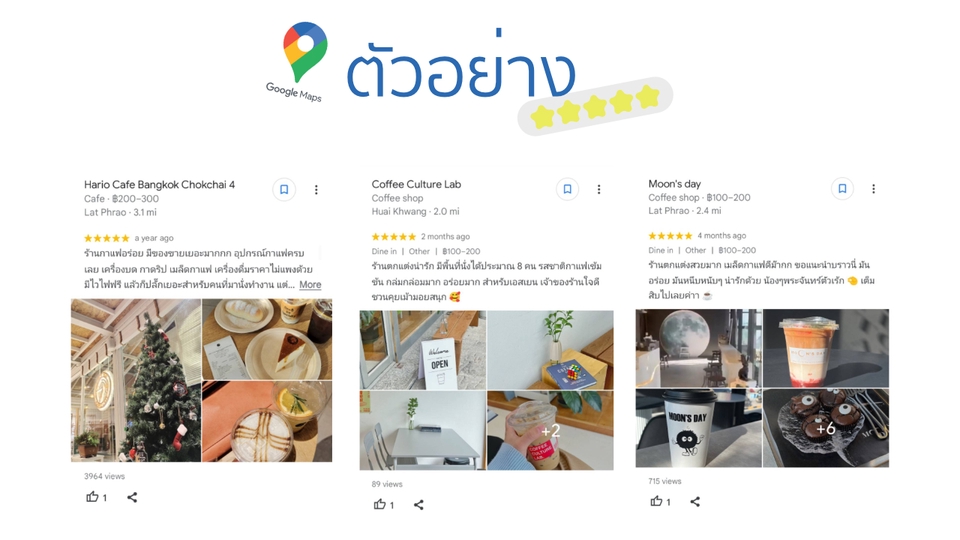 รับเขียนรีวิว รับรีวิว รับรีวิวร้านอาหาร รีวิวร้านกาแฟ รีวิวร้านอาหารไทย รีวิวร้านอาหารอร่อย  รีวิว cafe