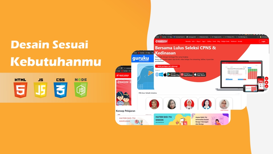 Jasa Pembuatan Website Profesional untuk Perusahaan, Ecommerce dan Blog dengan desain sesuai kebutuhan dan harga yang terjangkau.