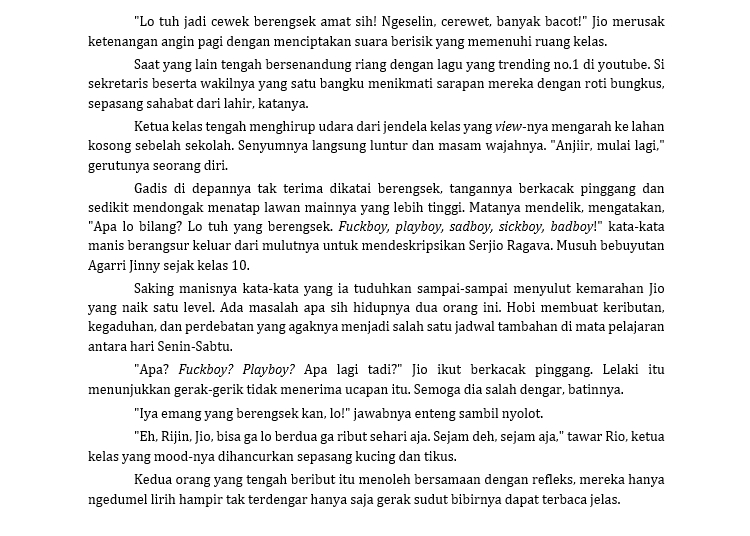 Penulisan Konten - Penulisan Cerita Fiksi, Cerita Pendek/Cerpen, Novel, dll Berbagai Genre. Jasa Tulis, Ghost Writer - 3