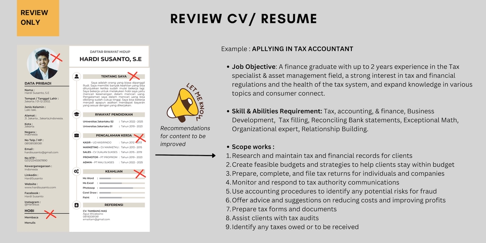 Portfolio & Resume - PROFESSIONAL RESUME & CV ATS FRIENDLY - 5