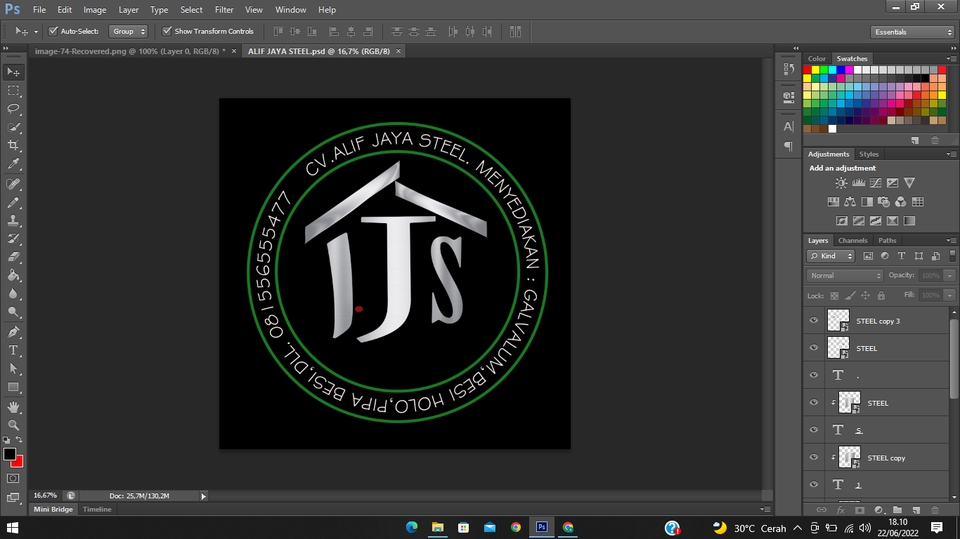 Edit Gambar & Photoshop - Pembuatan desain logo dengan waktu pengerjaan 1-2 hari - 2