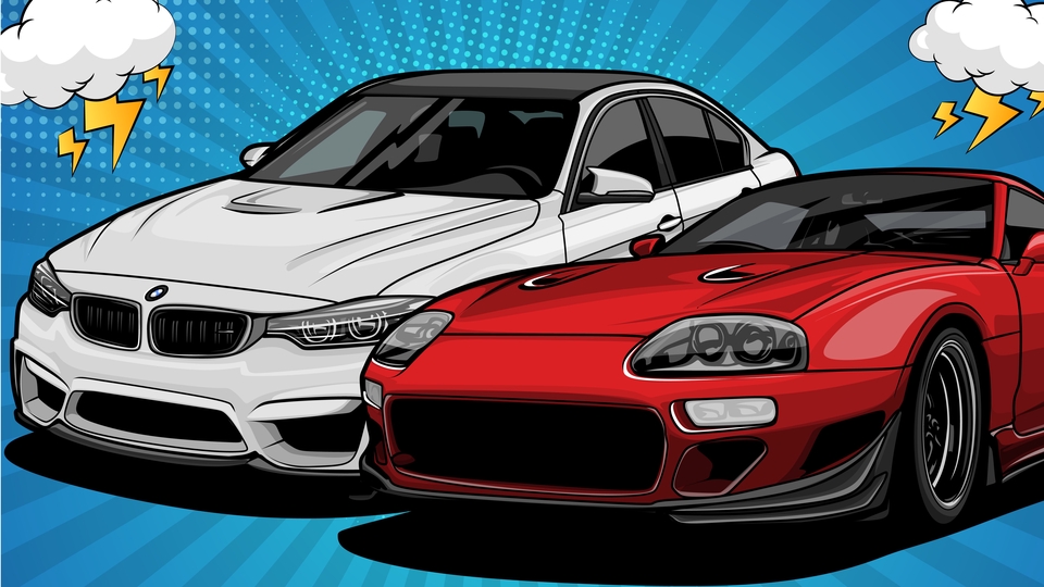 Jasa Mockup Produk dan Kemasan Produk Online - Car vector